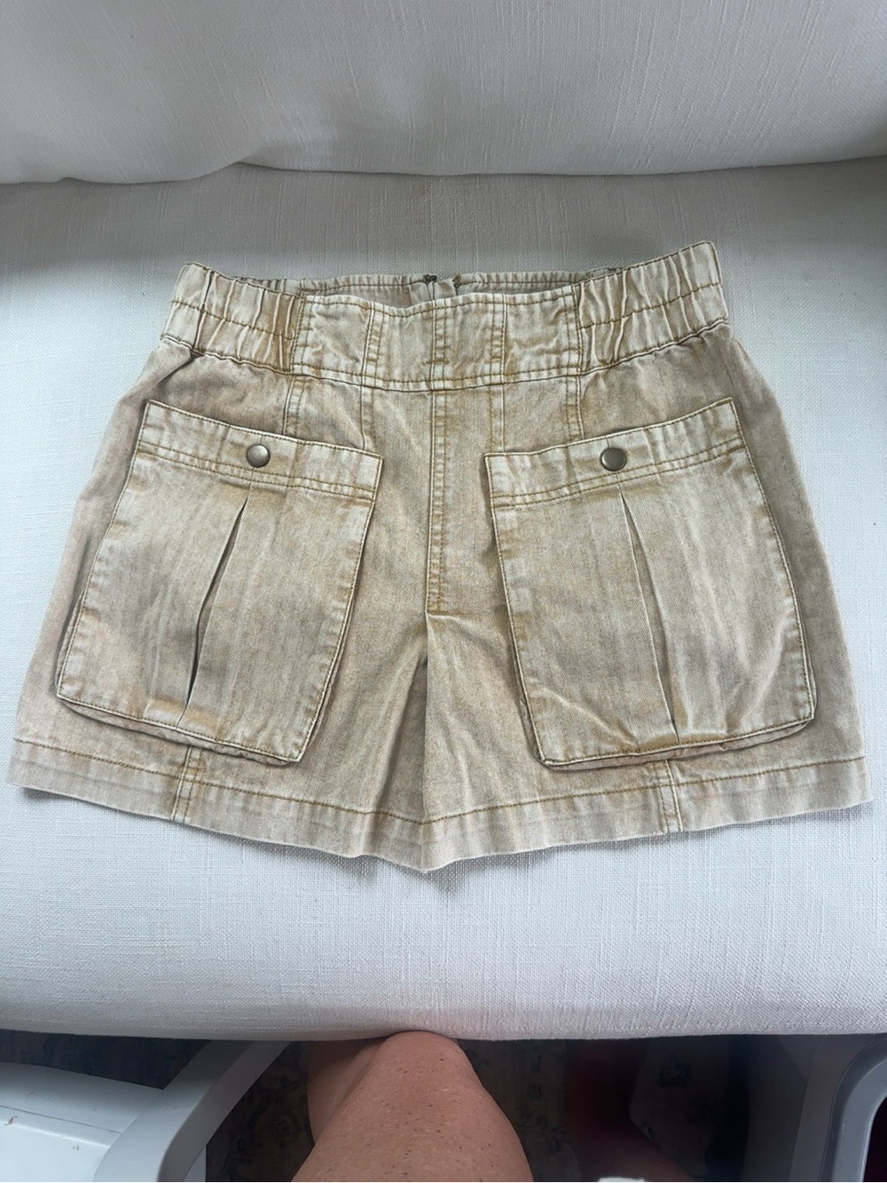 Free People Super Comfy Skirt Women’s US 0 Beige Stretchy Band